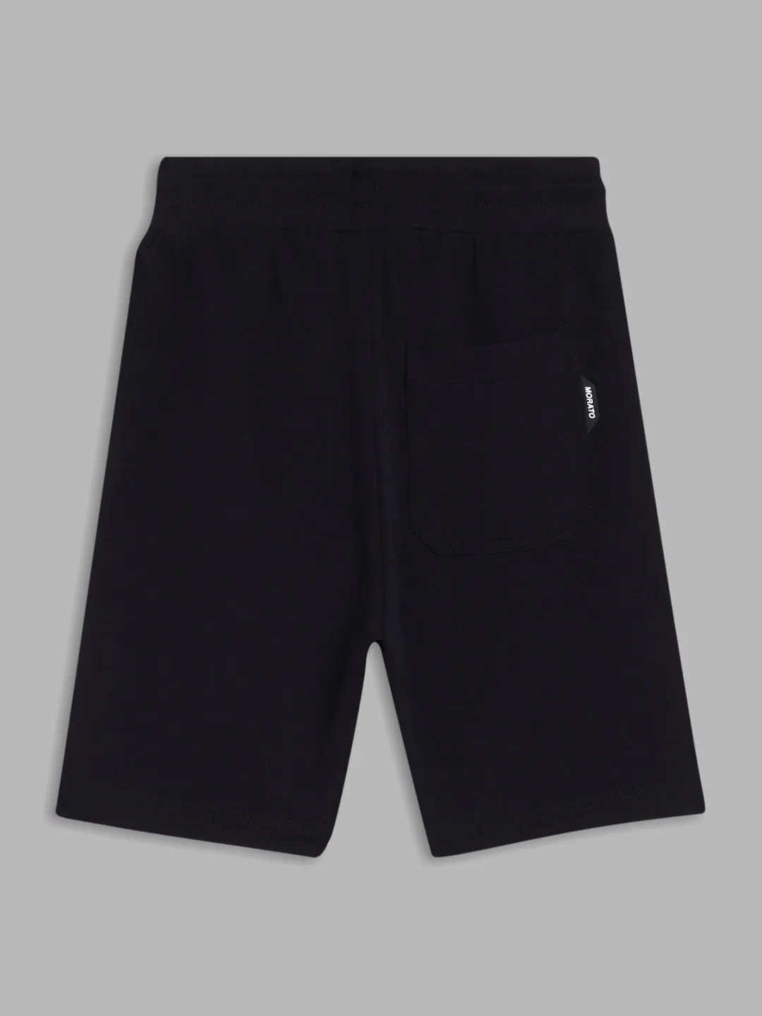 Antony Morato Kids Typography Printed Mid-Rise Shorts