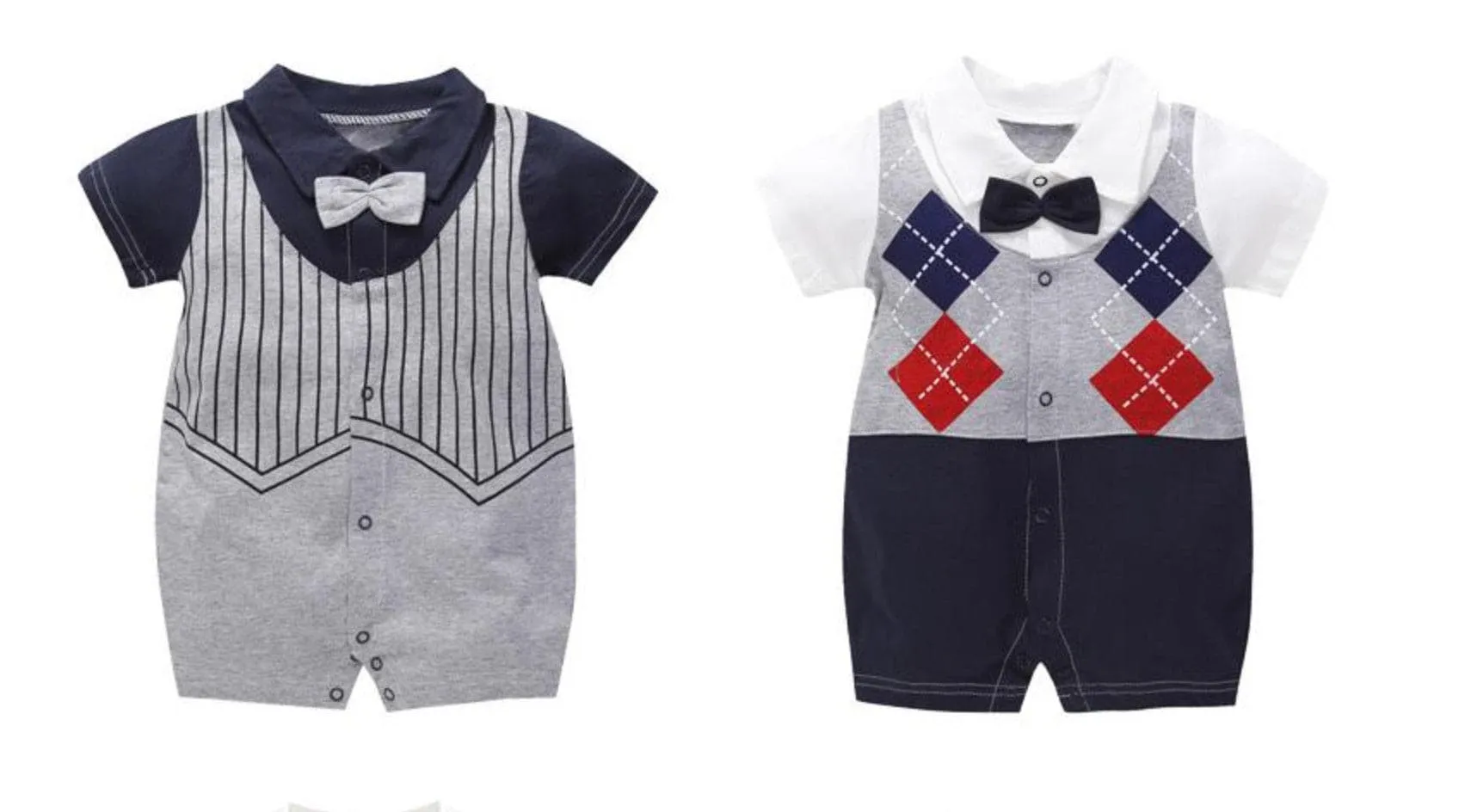 Baby Boy Gentleman Romper One Piece Suit