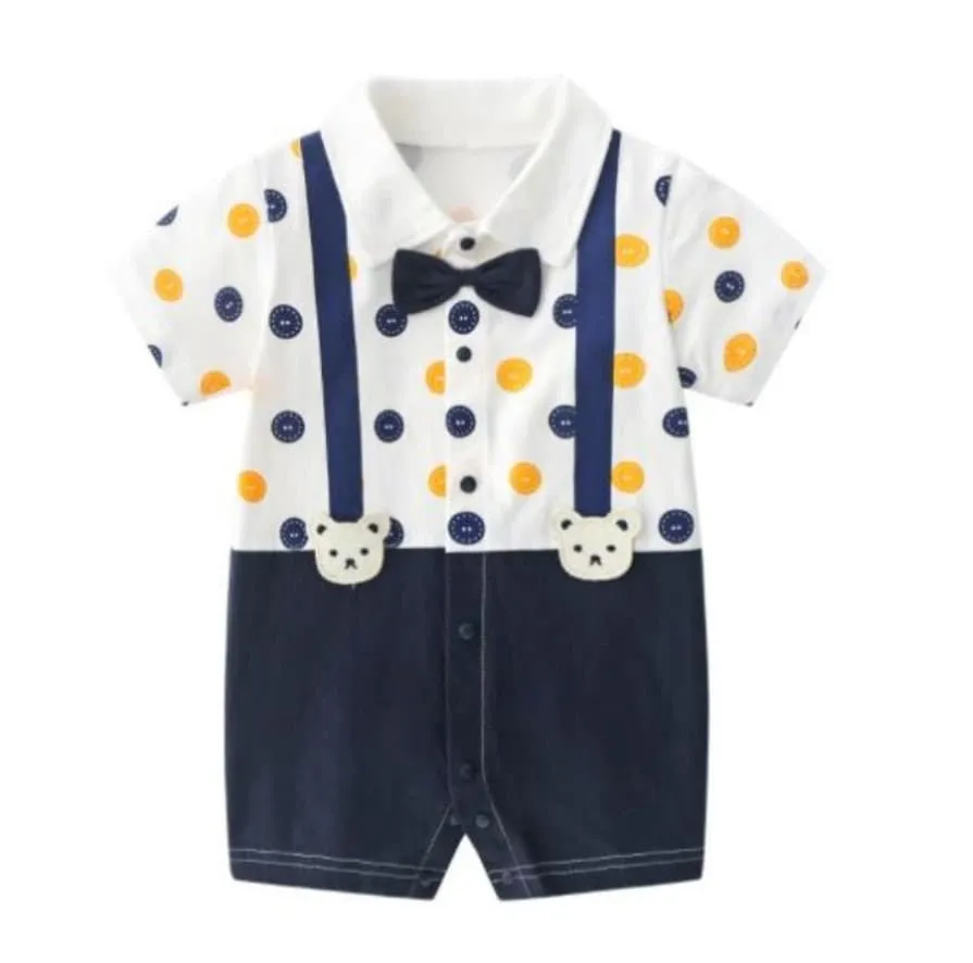 Baby Boy Gentleman Romper One Piece Suit