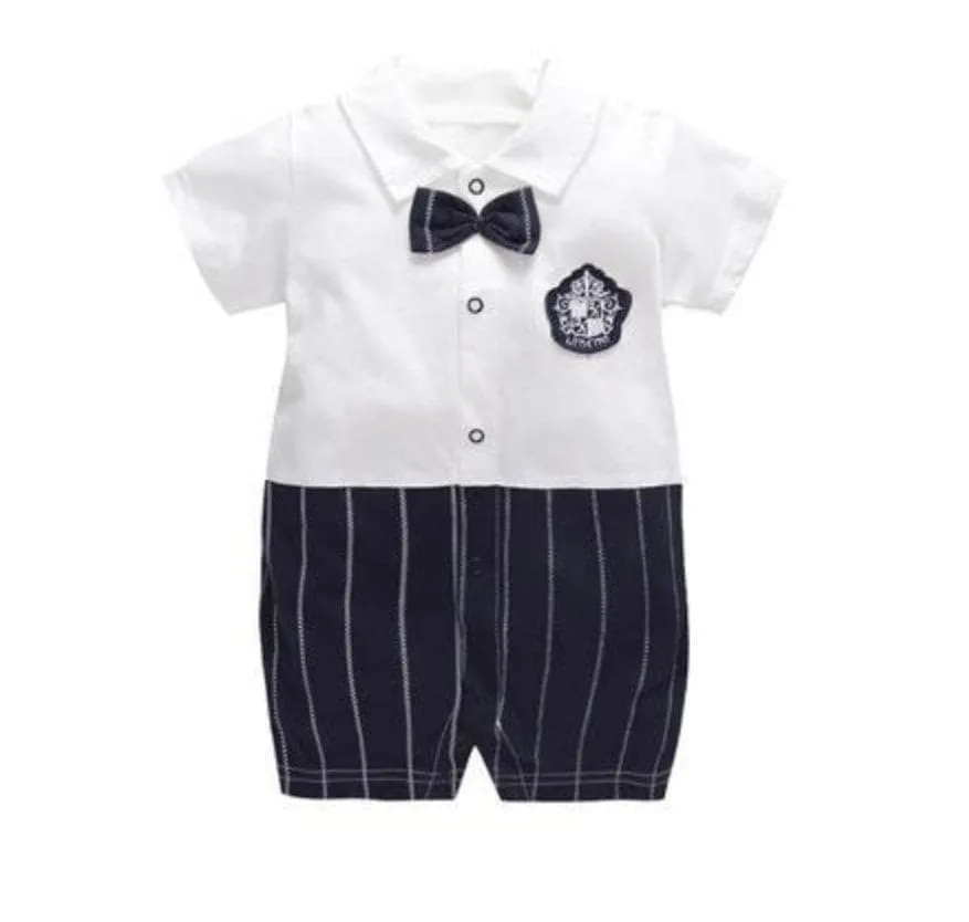 Baby Boy Gentleman Romper One Piece Suit