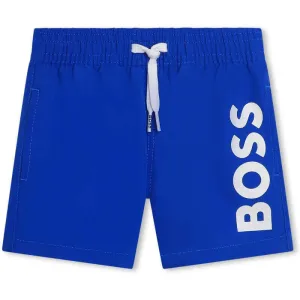Baby Boys Blue Logo Swimming Short