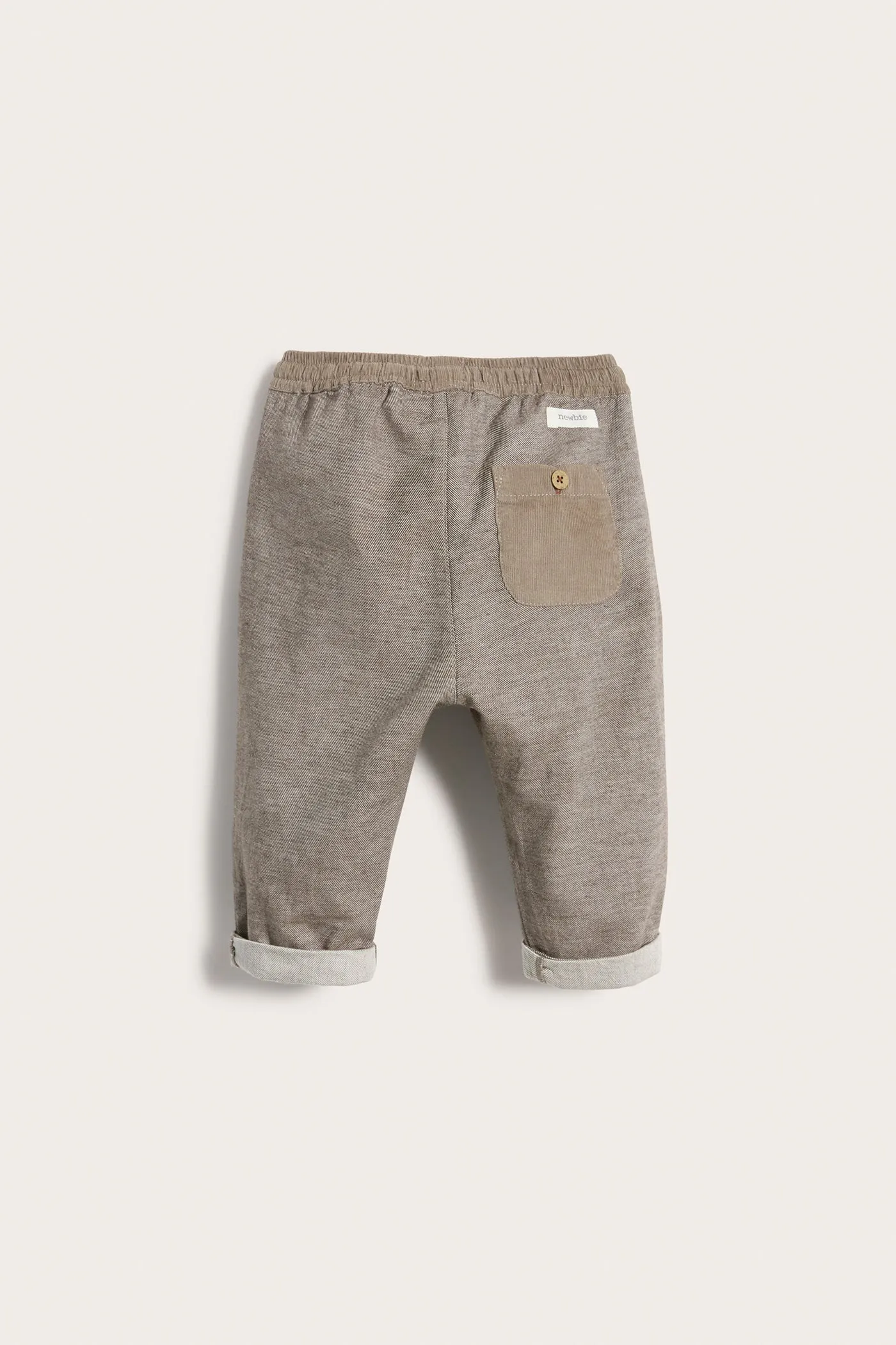 Baby brown babycord trousers