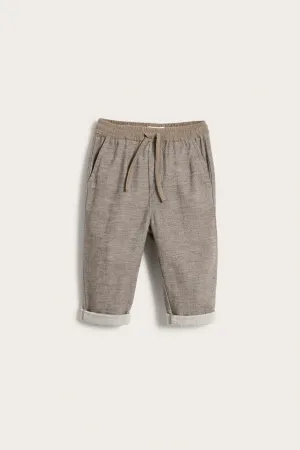 Baby brown babycord trousers