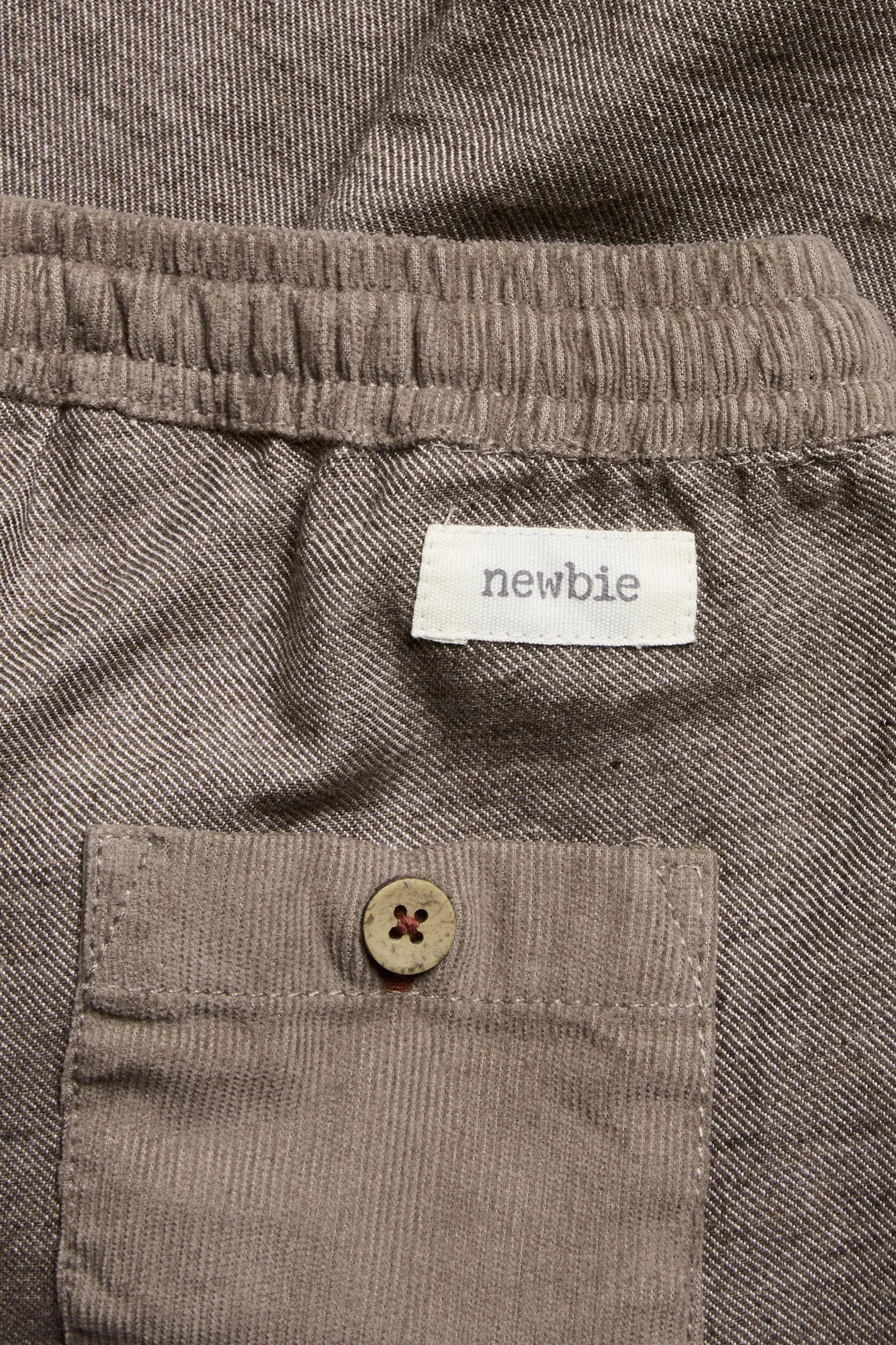Baby brown babycord trousers