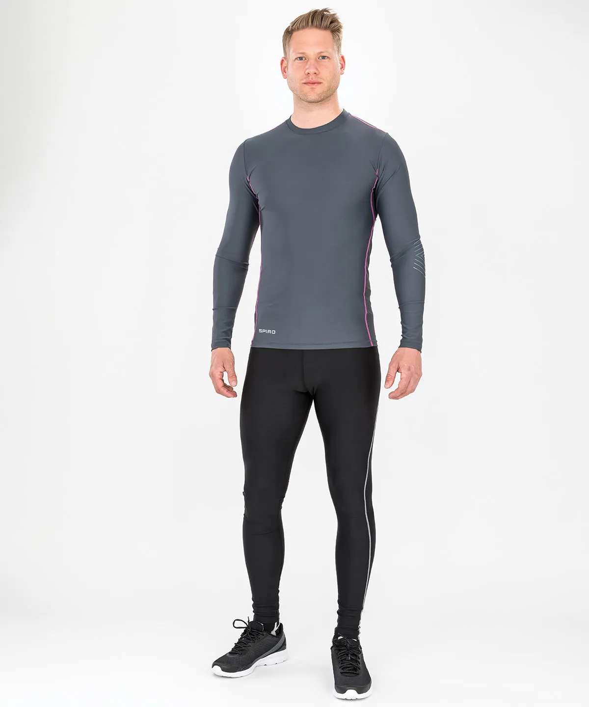 Black - Spiro bodyfit baselayer leggings