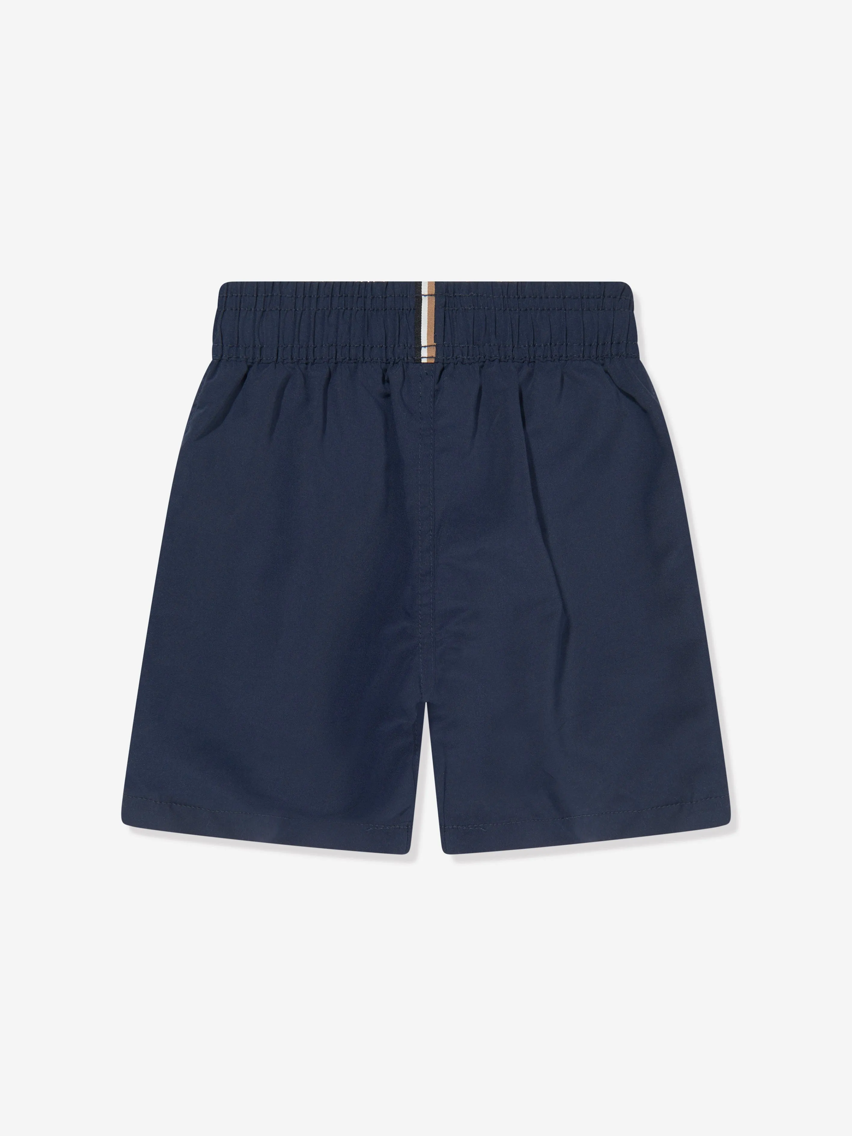 BOSS Boys Logo Swim Shorts In Navy
