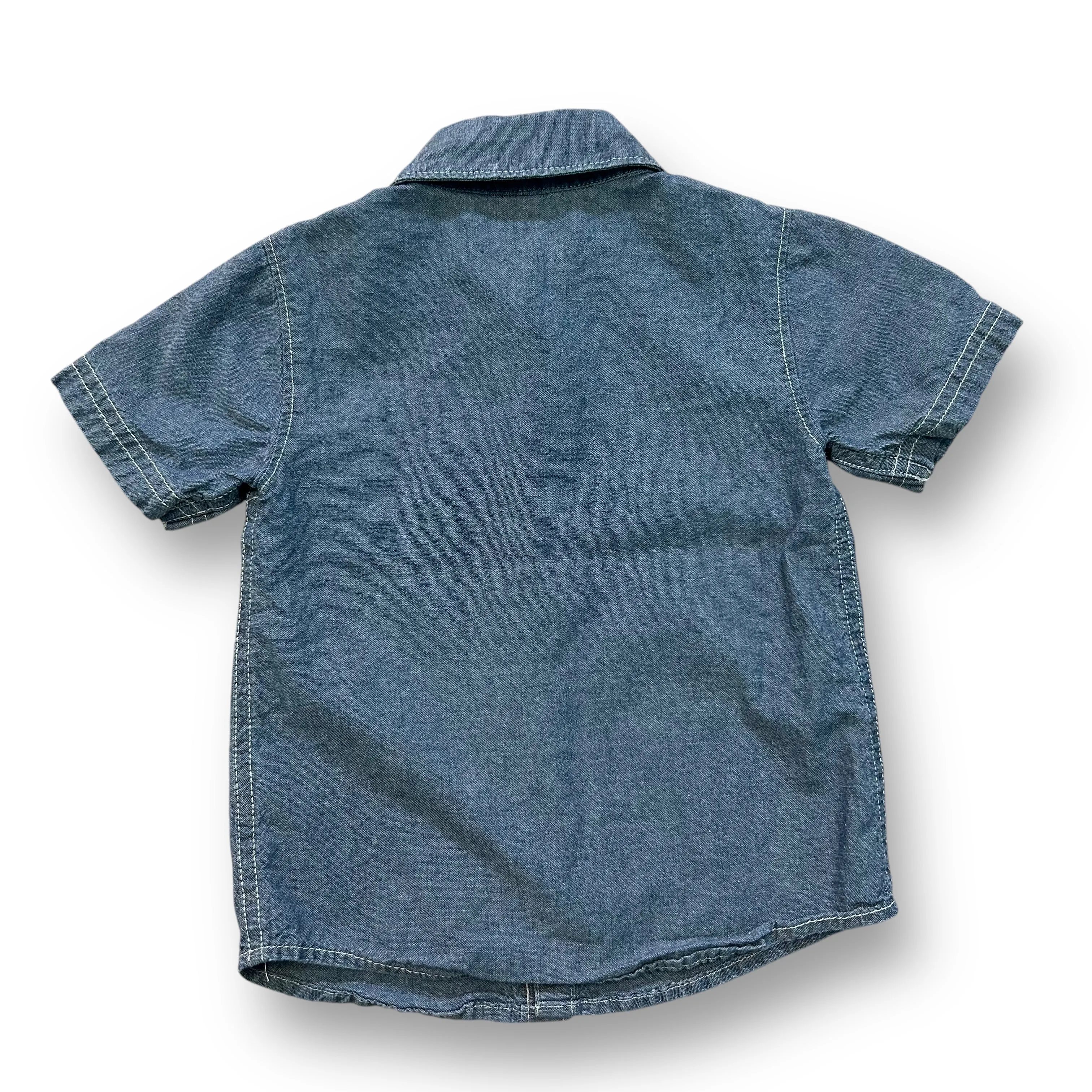Boys Carter's Size 18 Months Denim Button Down Collared Shirt