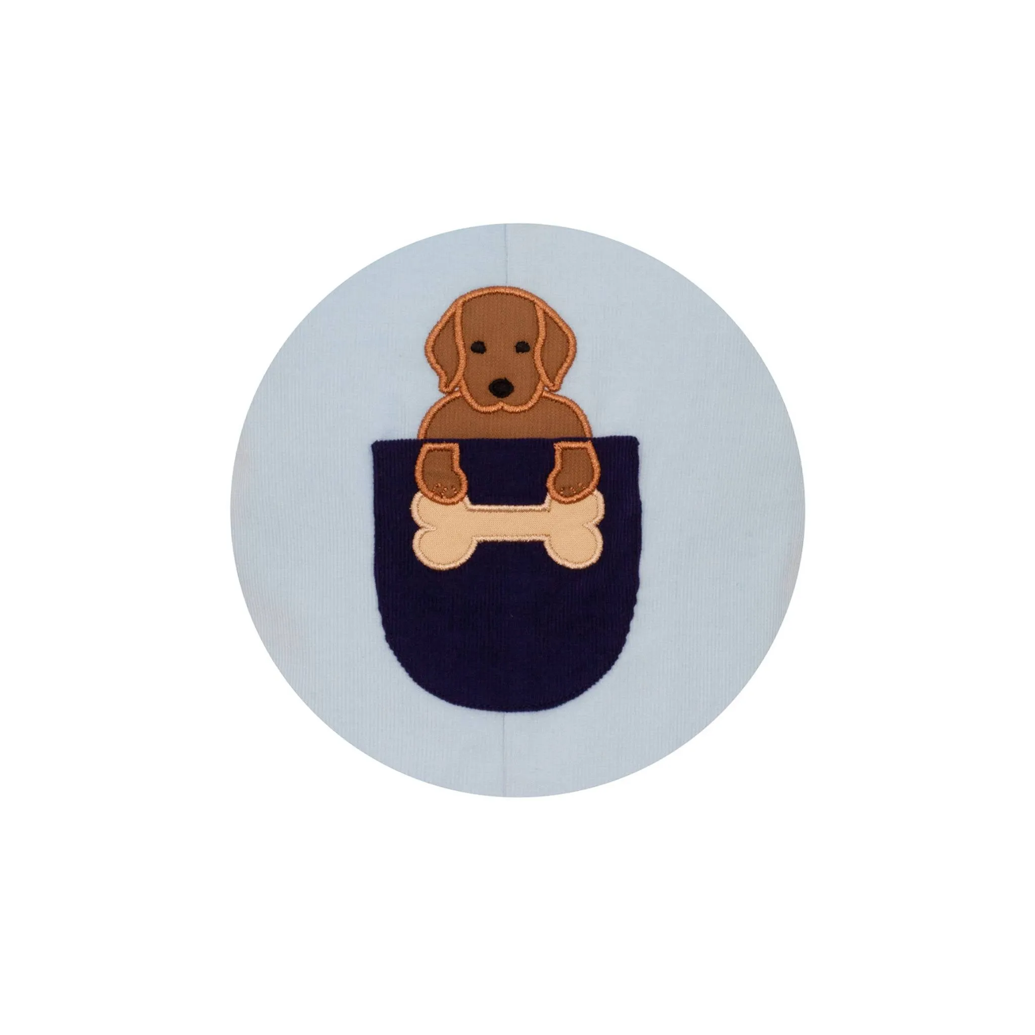 Boys Corduroy Longall with Dog Applique - FINAL SALE