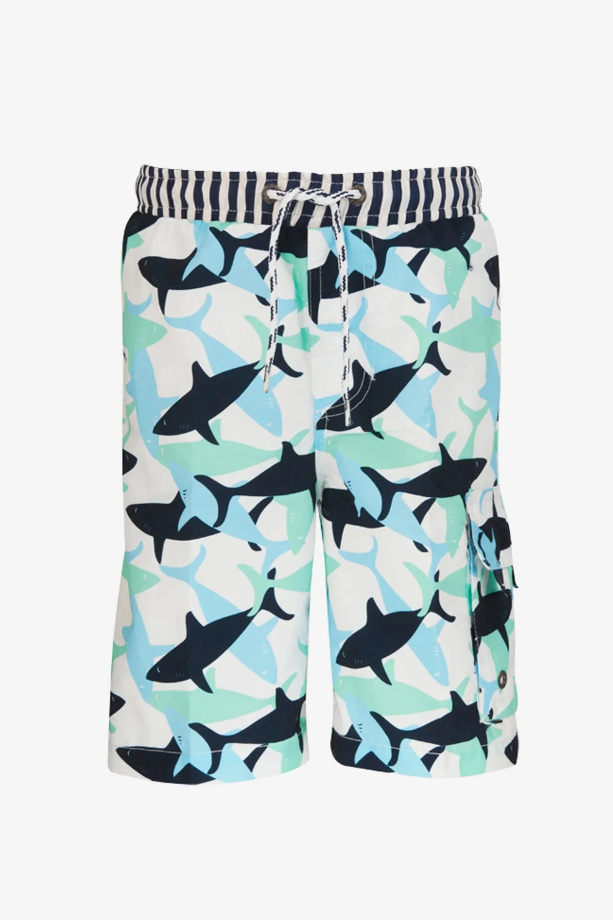 Boys Swimsuit Shark Board Shorts
