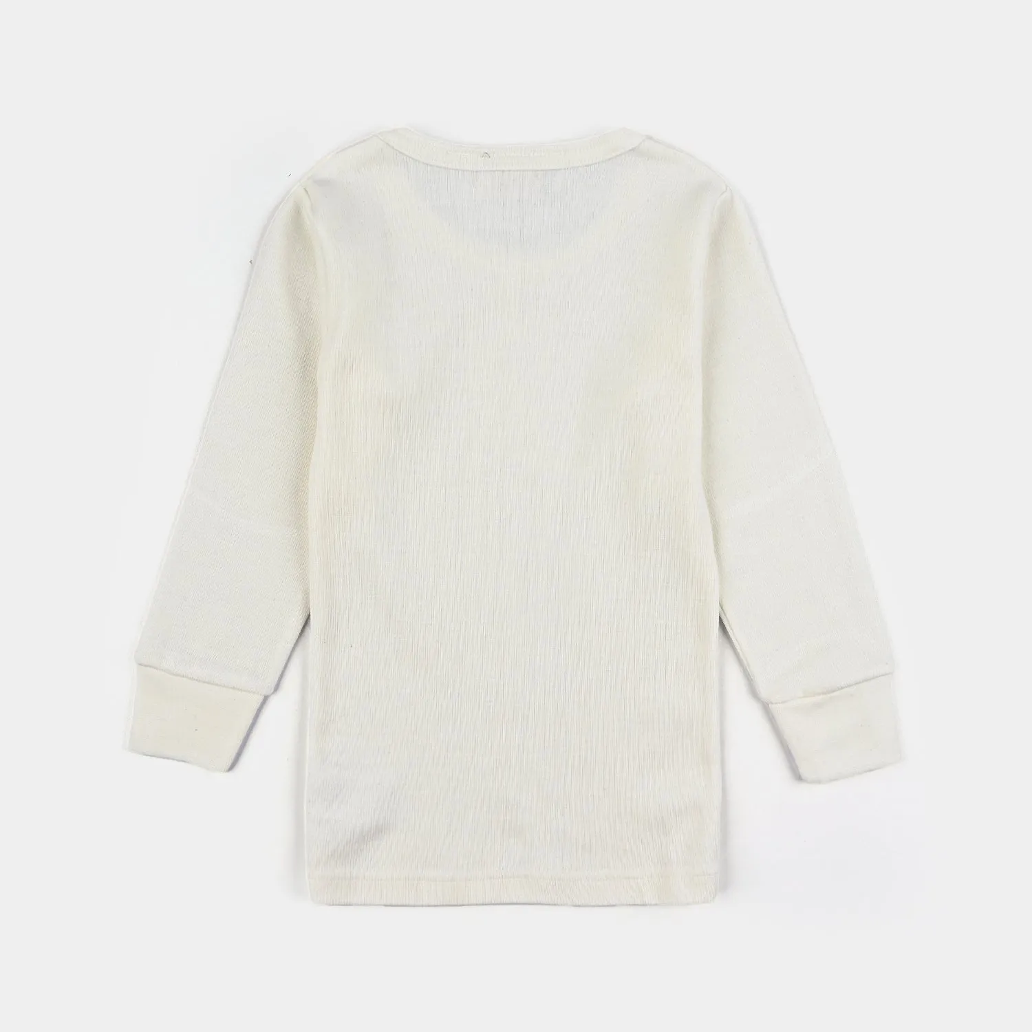 Boys Thermal Inner Wear F/S suit-Off White