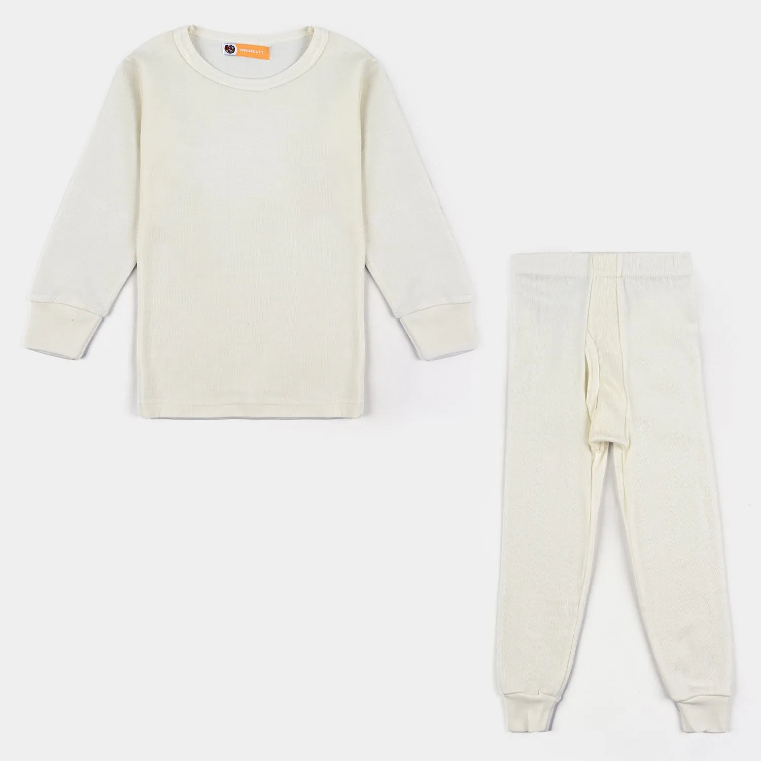Boys Thermal Inner Wear F/S suit-Off White