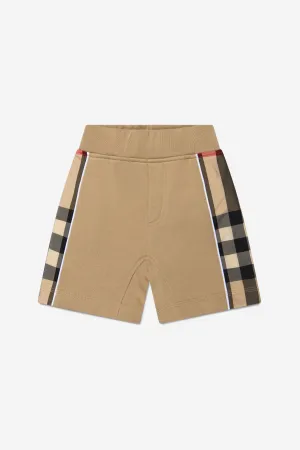 Burberry Baby Boys Cotton Check Panel Shorts