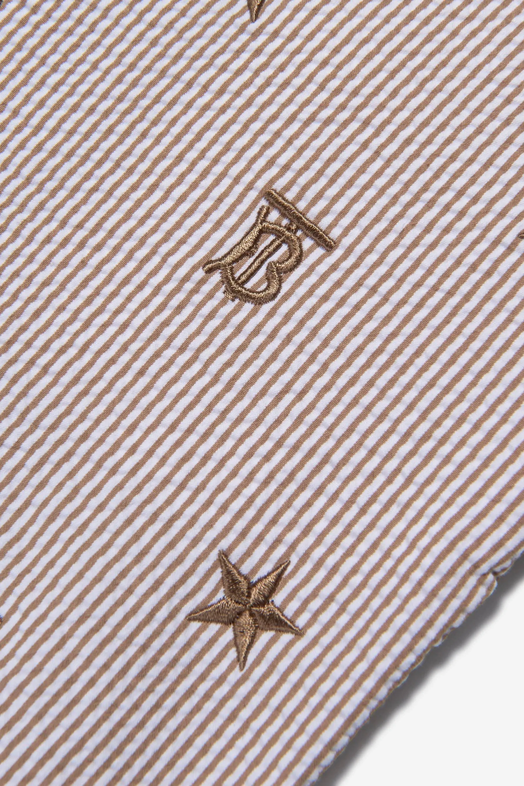 Burberry Boys Cotton Blend Monogram Shorts