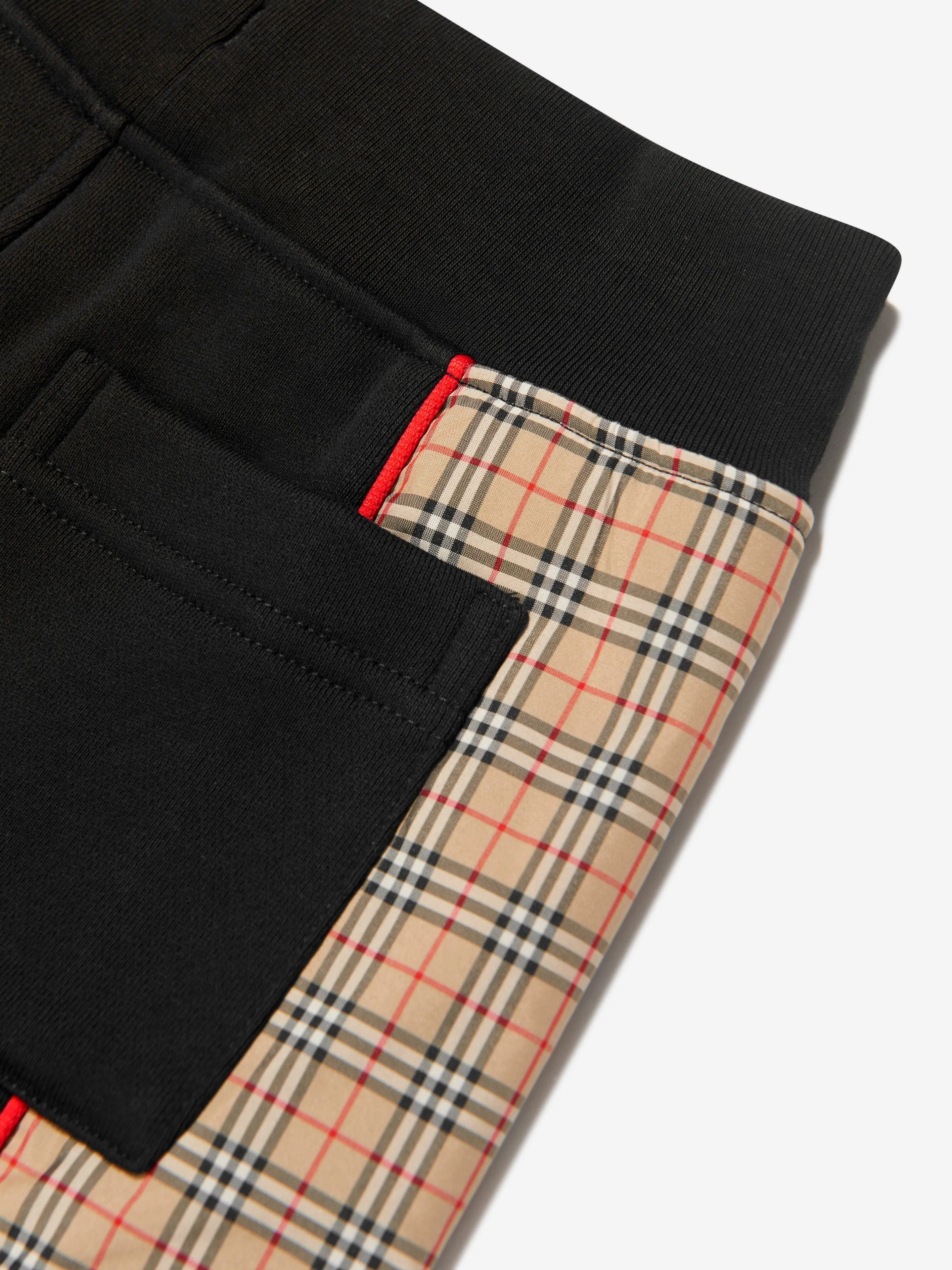 Burberry Boys Jonah Check Panel Shorts