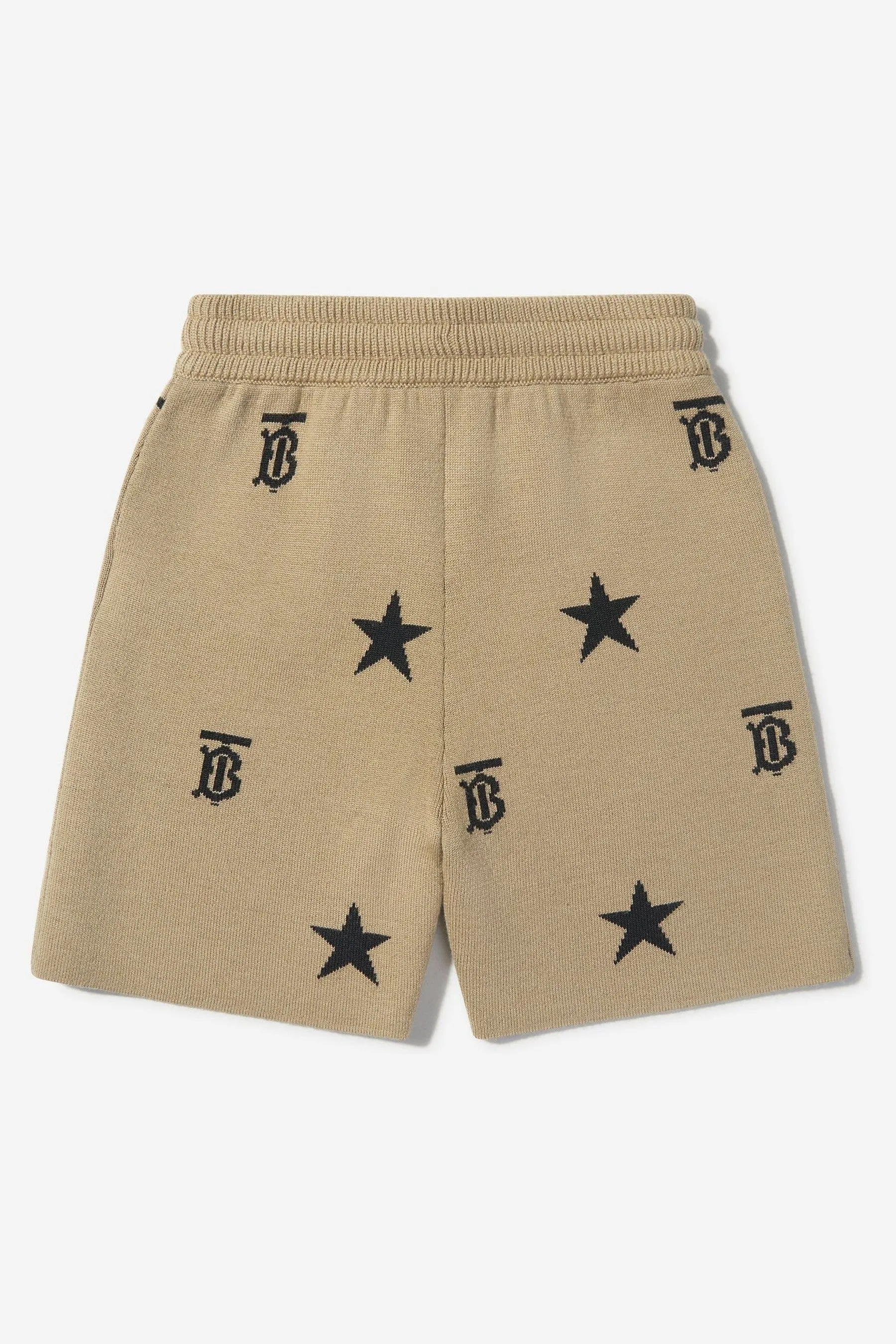 Burberry Boys Wool Star And Monogram Shorts