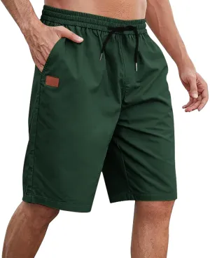 Cathalem Mens Shorts Casual Drawstring Lounge Shorts Elastic Waist Big and Tall Summer Shorts Plus Size Athletic Gym Shorts