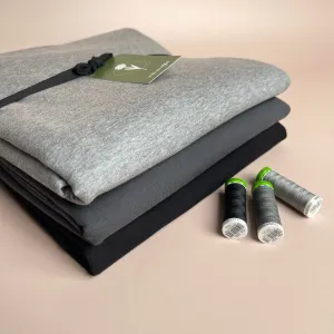 Colour Bundles - Neutrals Night Essential Chic Cotton Jersey Fabrics
