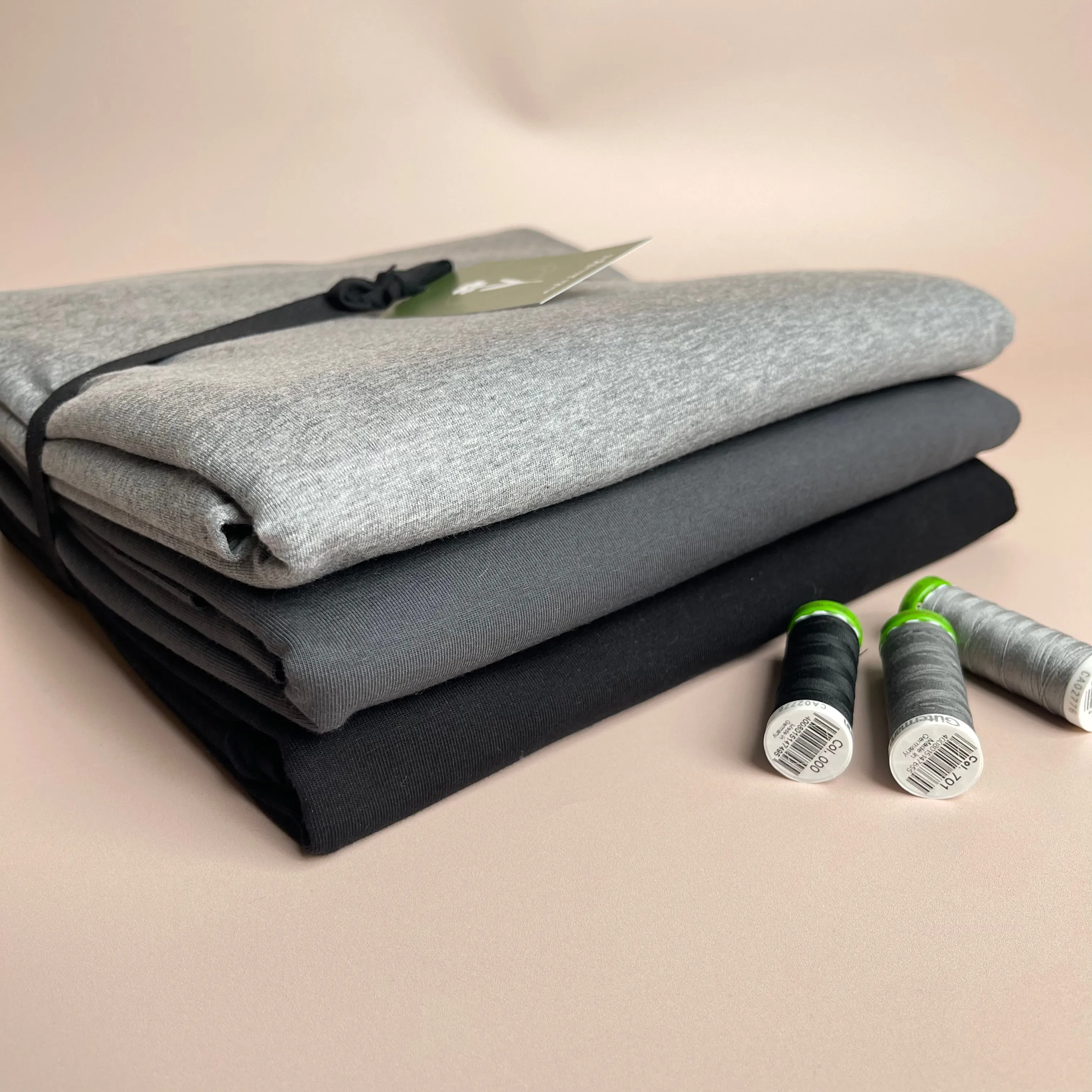 Colour Bundles - Neutrals Night Essential Chic Cotton Jersey Fabrics
