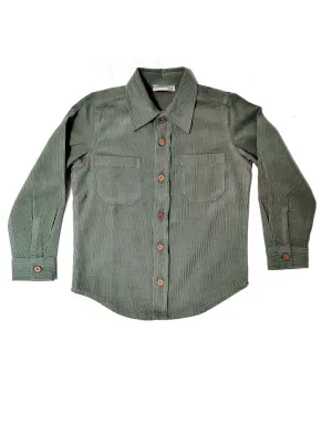 Corduroy Shirt - Sage