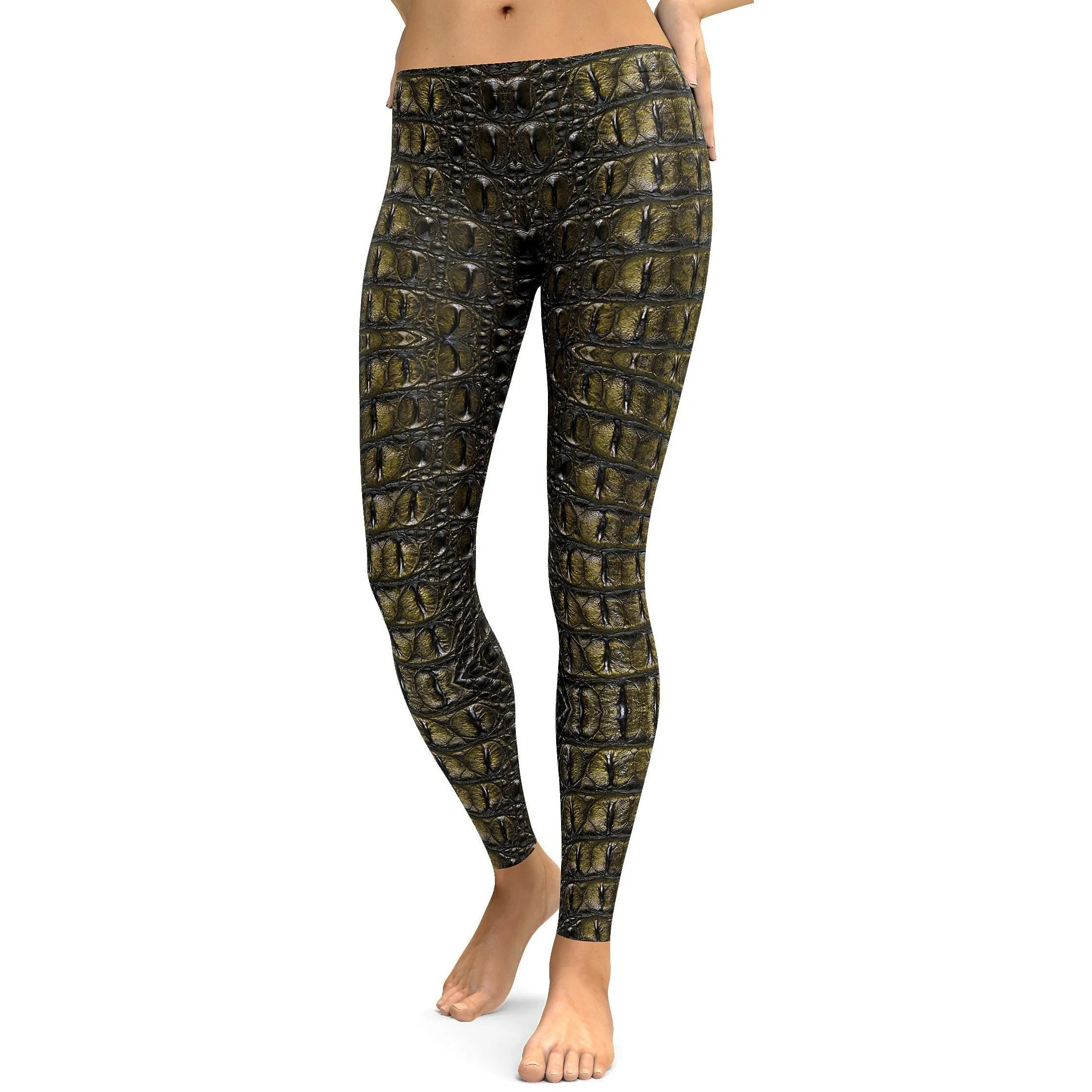 Crocodile Skin Leggings