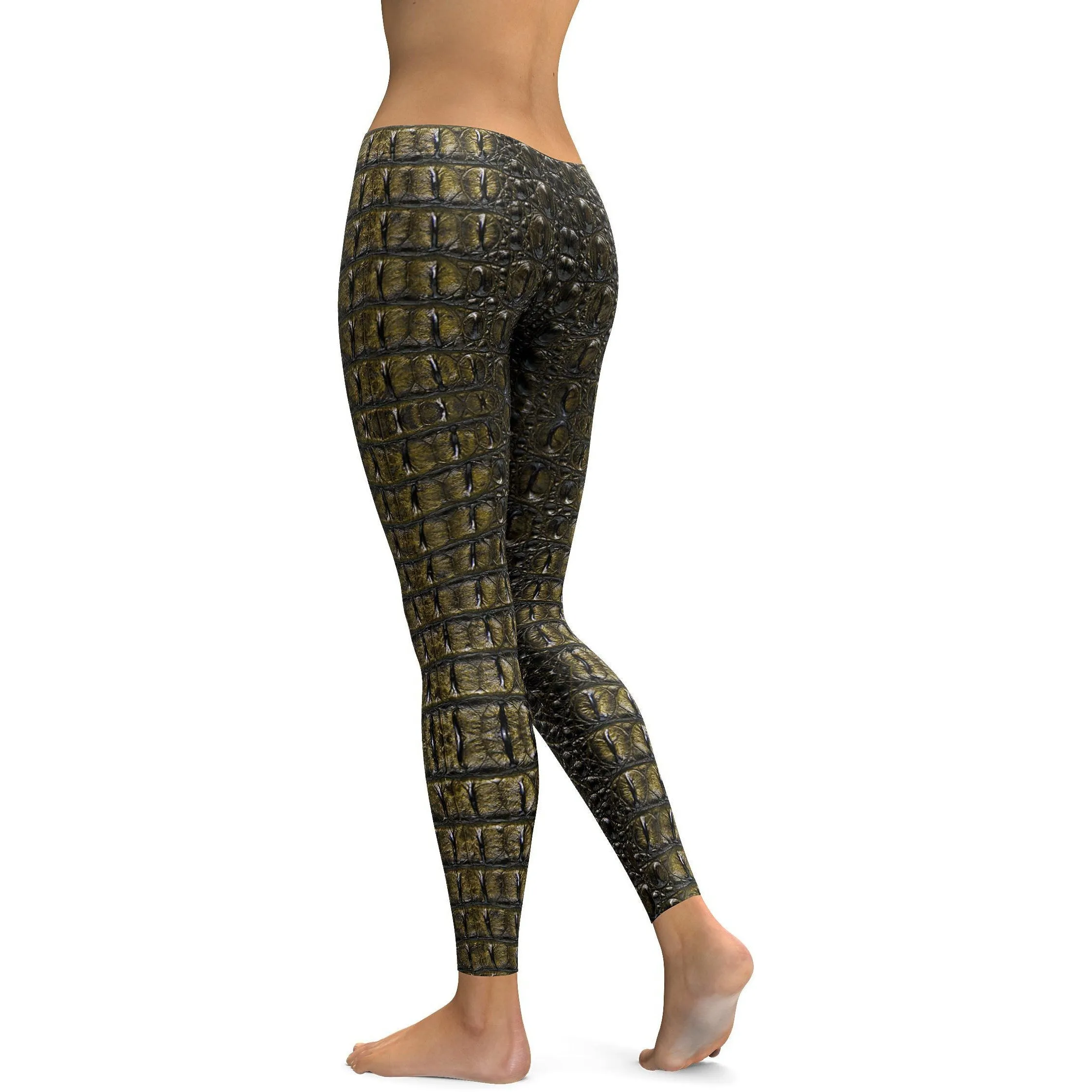 Crocodile Skin Leggings