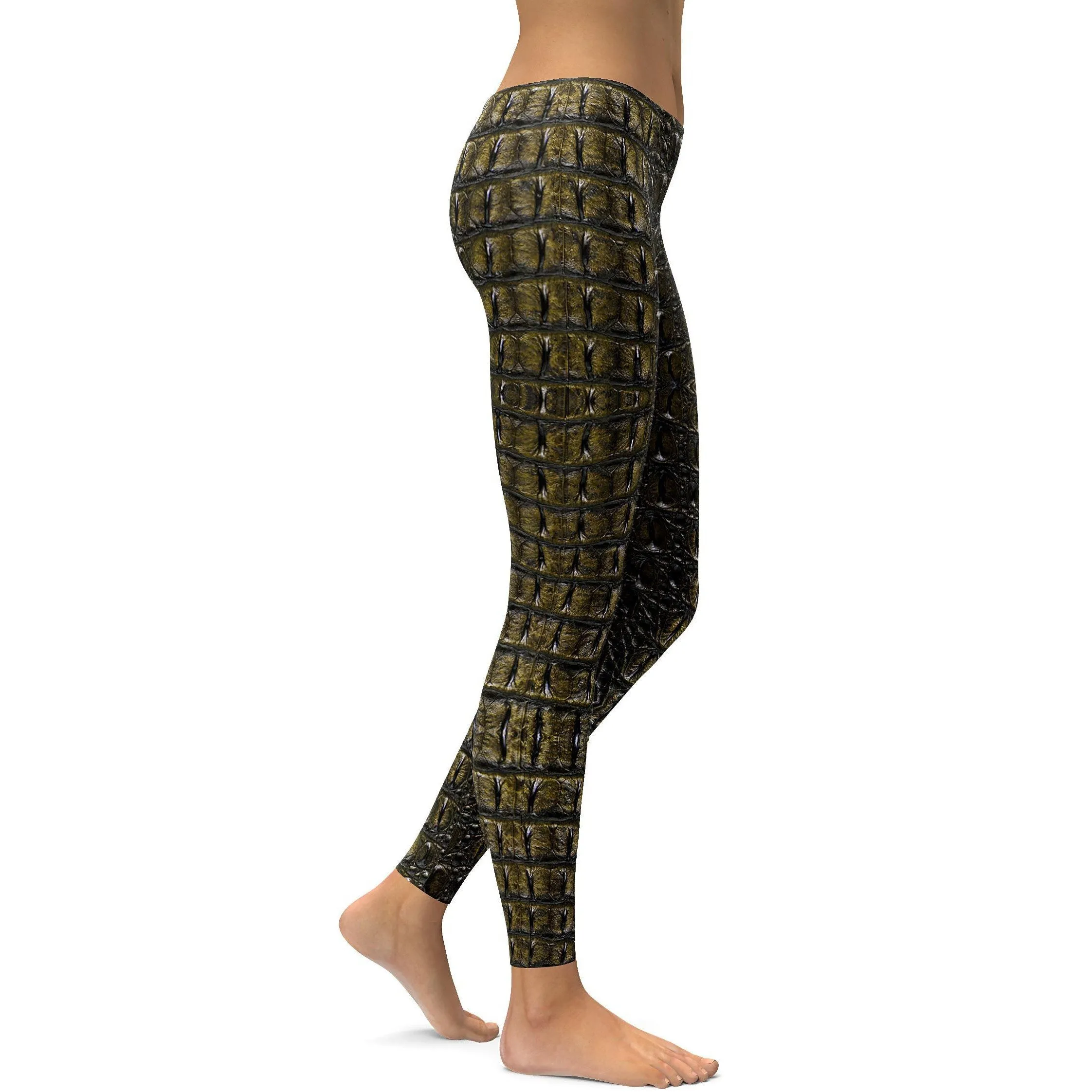Crocodile Skin Leggings