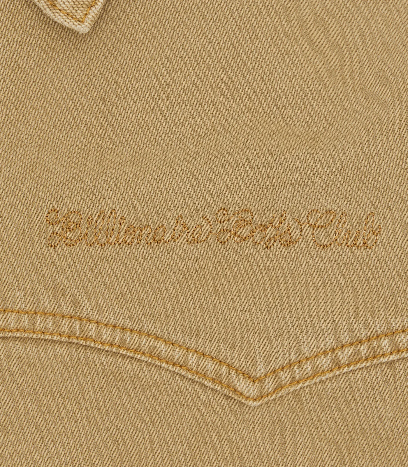 DIAMONDS & DOLLARS SELVEDGE DENIM JACKET - SAND