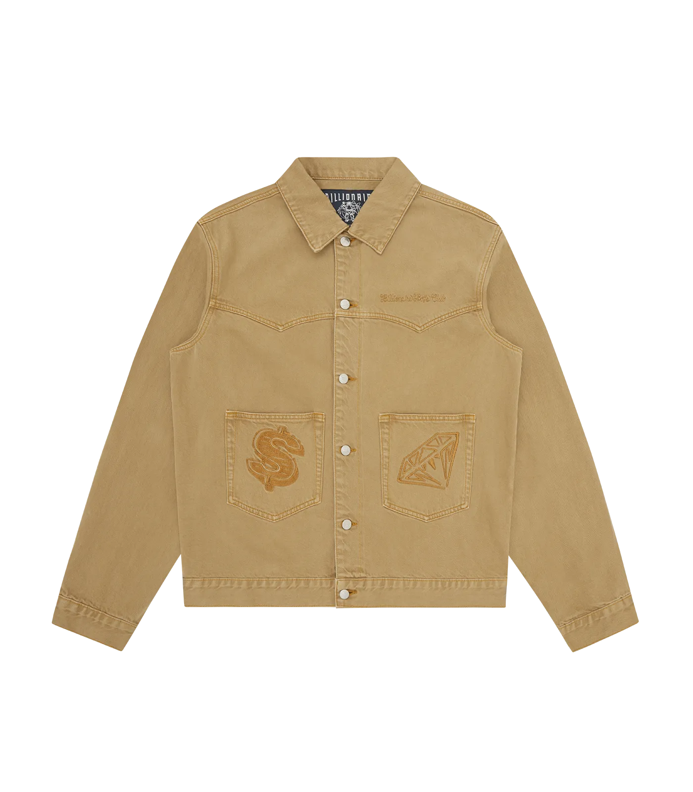 DIAMONDS & DOLLARS SELVEDGE DENIM JACKET - SAND