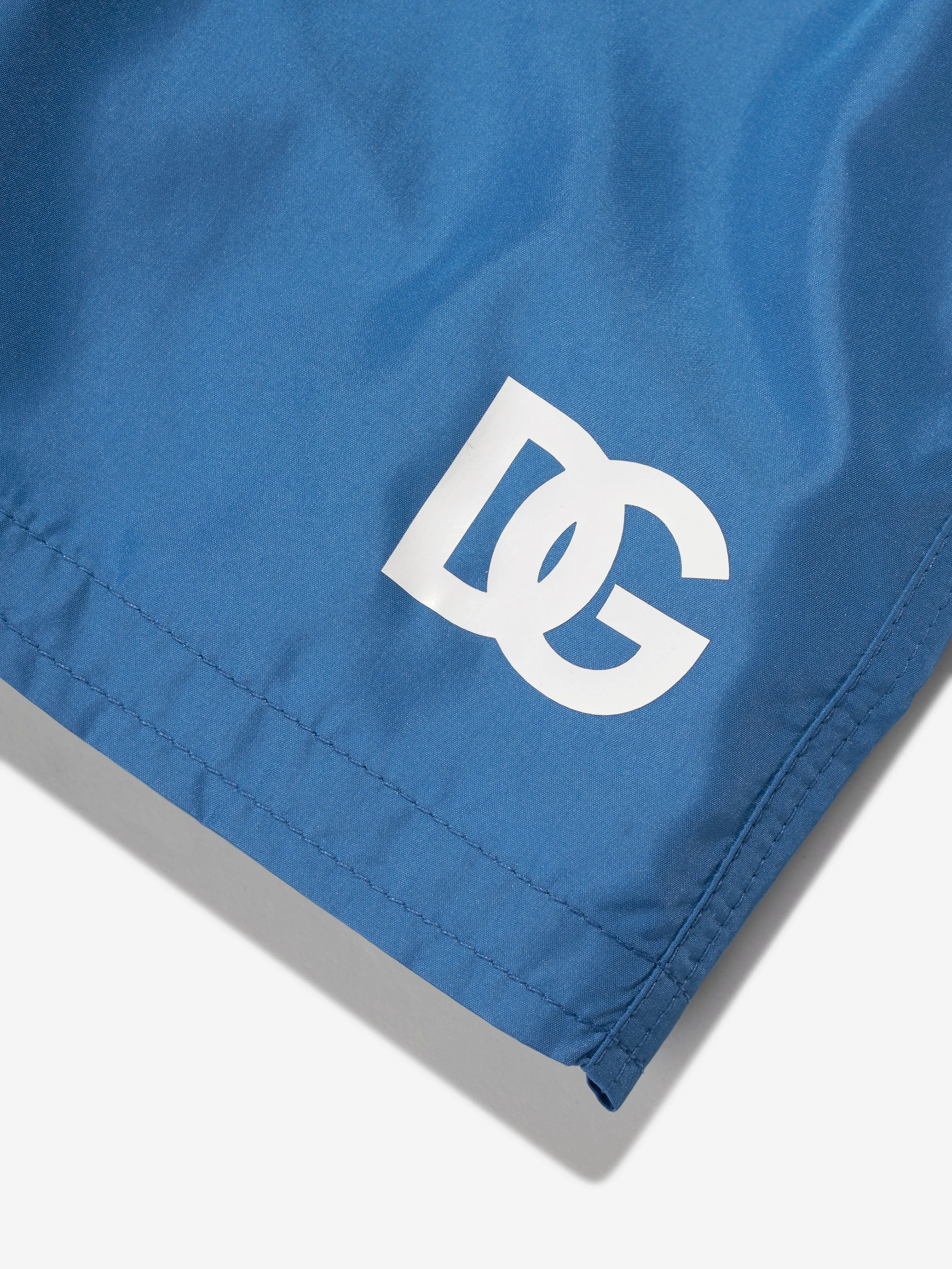 Dolce & Gabbana Baby Boys Logo Swim Shorts in Blue