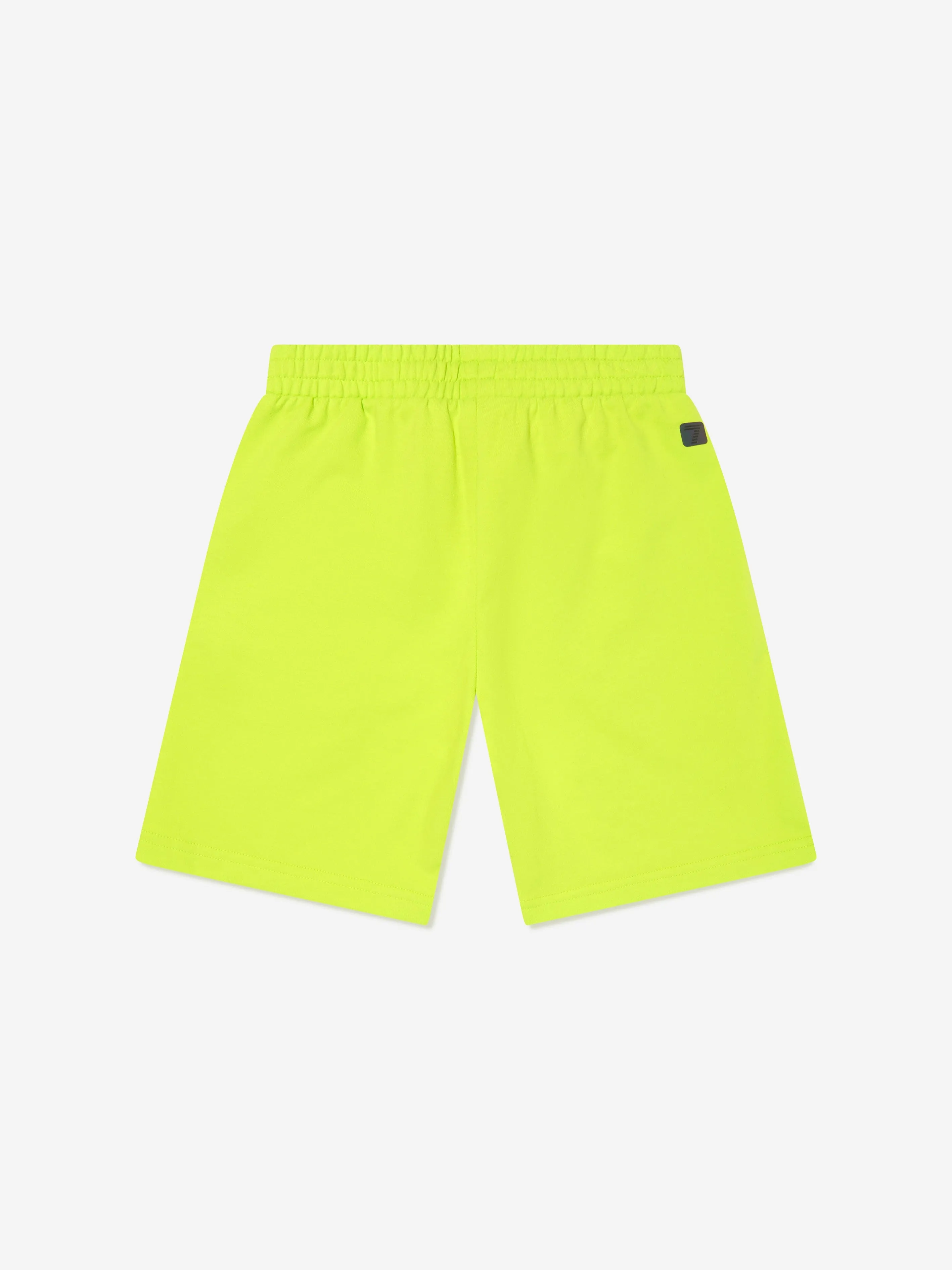 EA7 Emporio Armani Boys Iridescent Logo Shorts in Green