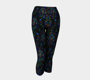 Elemental Realm Patterns Yoga Capris | TAS