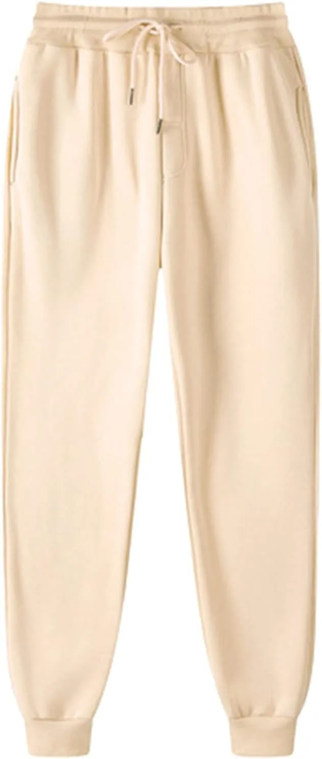 Fleece Lined Pants Women High Waisted Sweatpants Plus Size Baggy Cargo Joggers Winter Thermal Pant Thick Running Pant