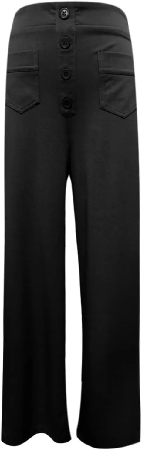 Flexipants - Women's Casual High Waist Stretch Pants, Flexi Pants for Women, Straight Leg Flexi Trousers
