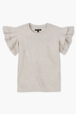 Girls Shirt Joe's Jeans Waves White Heather