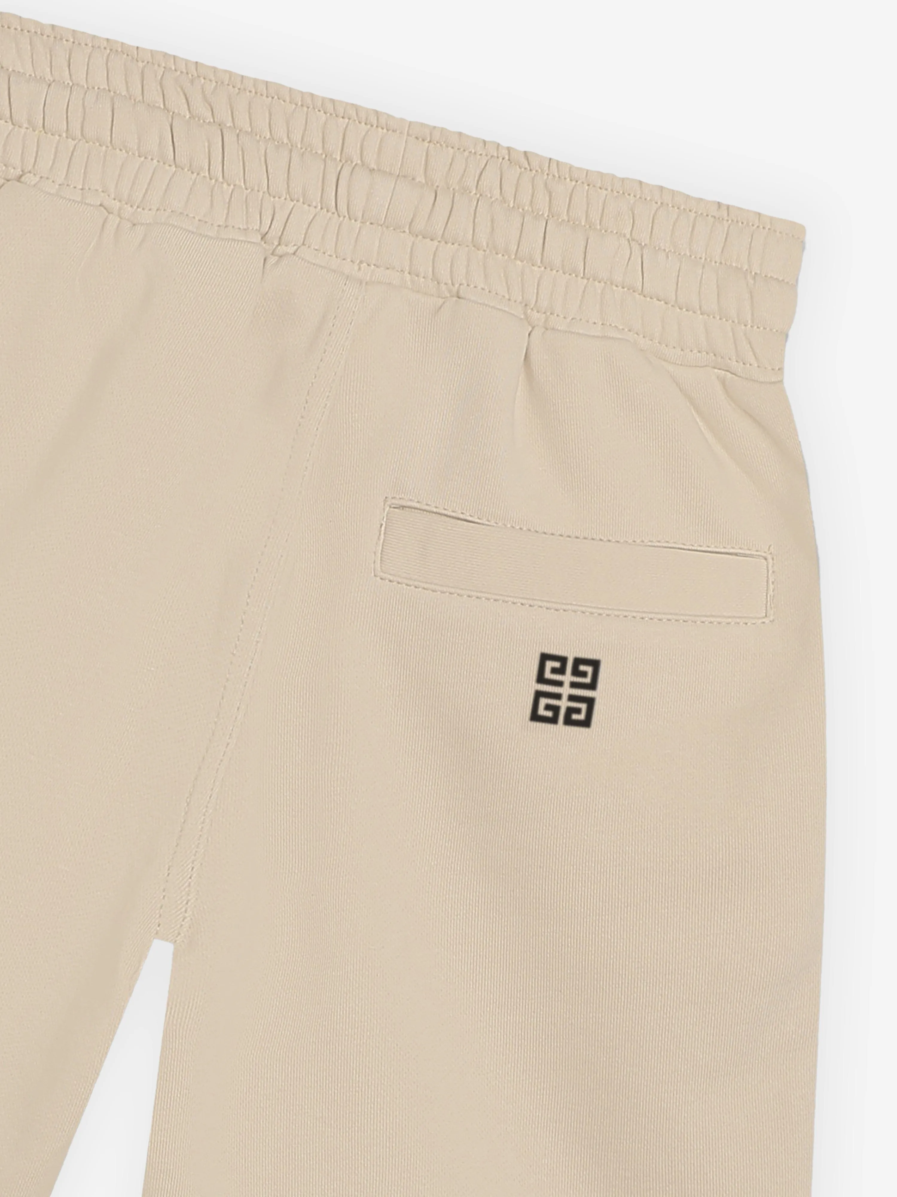 Givenchy Boys Logo Print Shorts in Beige
