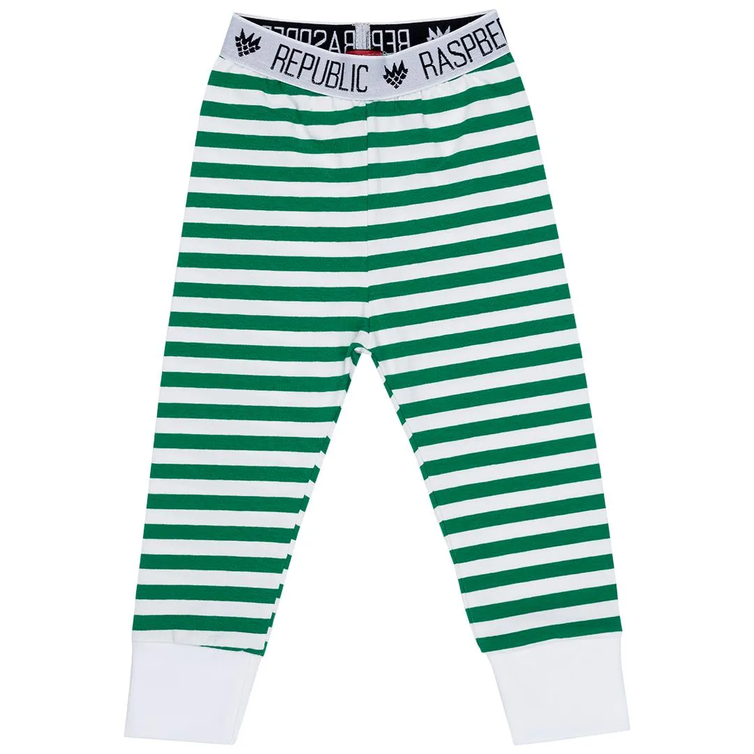 Green Stripes Summer Pants - 1 Left Size 2-3 years