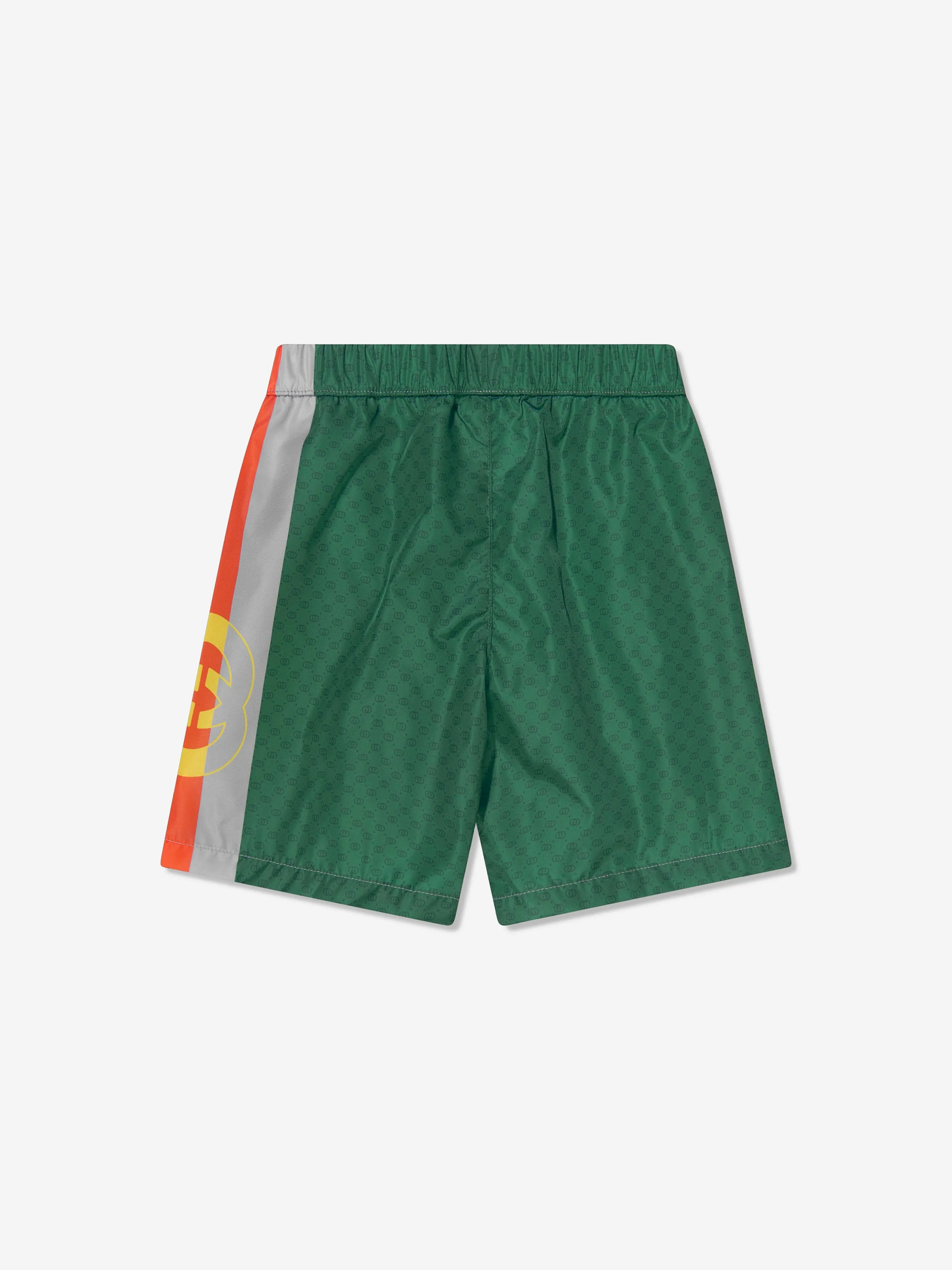 Gucci Boys Logo Swim Shorts in Grey