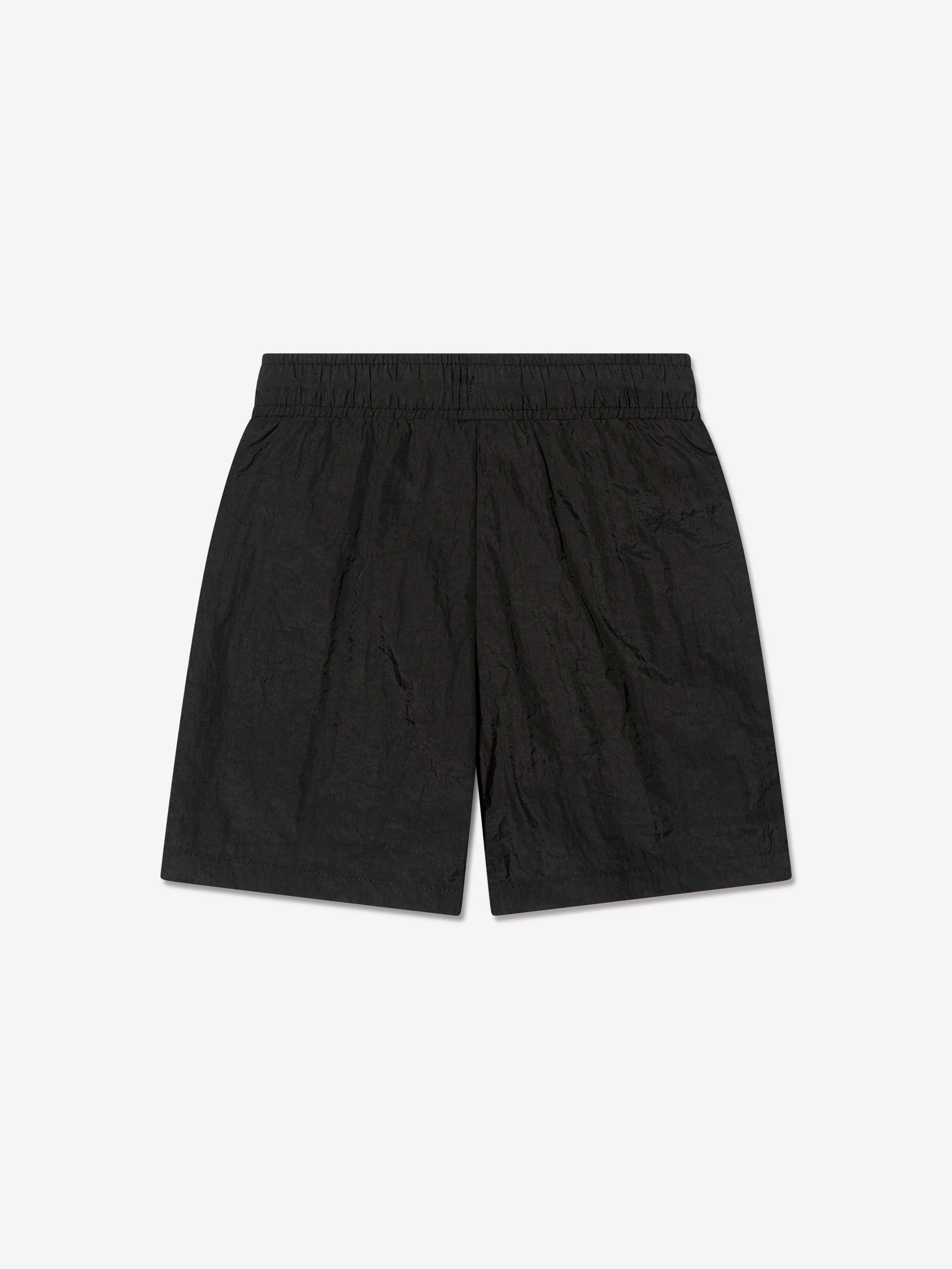 Hugo Boys Logo Swim Shorts in Black