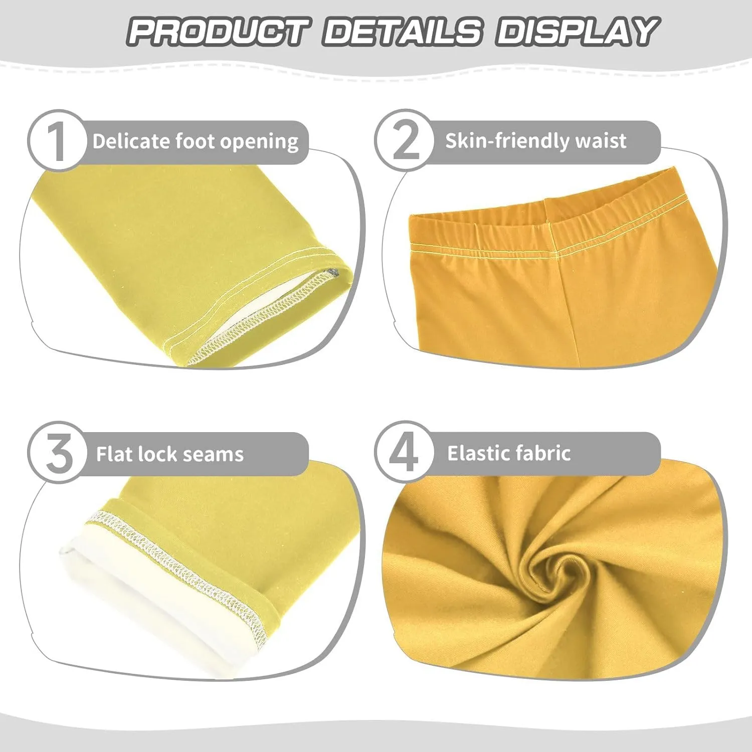 J JOYSAY Yellow Pink Gradient Girls Leggings Girls Printed LeggingsYoga Pants