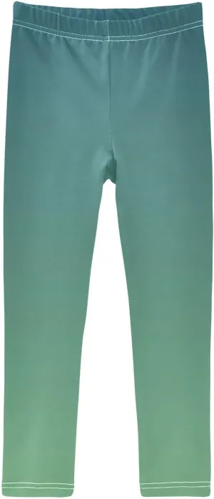 J JOYSAY Yellow Pink Gradient Girls Leggings Girls Printed LeggingsYoga Pants