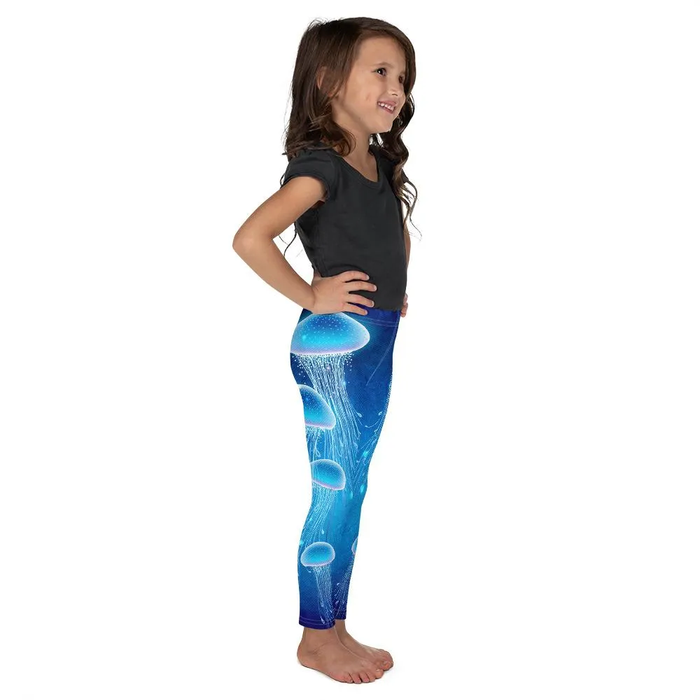 Jellyfish Scuba Diving Kid's Leggings