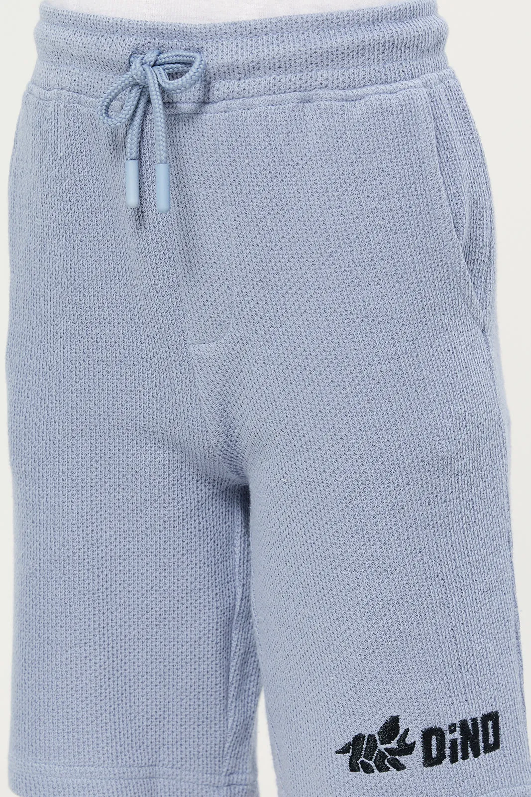 Junior Boys Grey Jacquard Coordinate Shorts