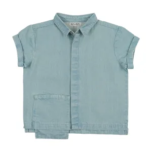 Kin and Kin Light Blue Boys Denim Shirt