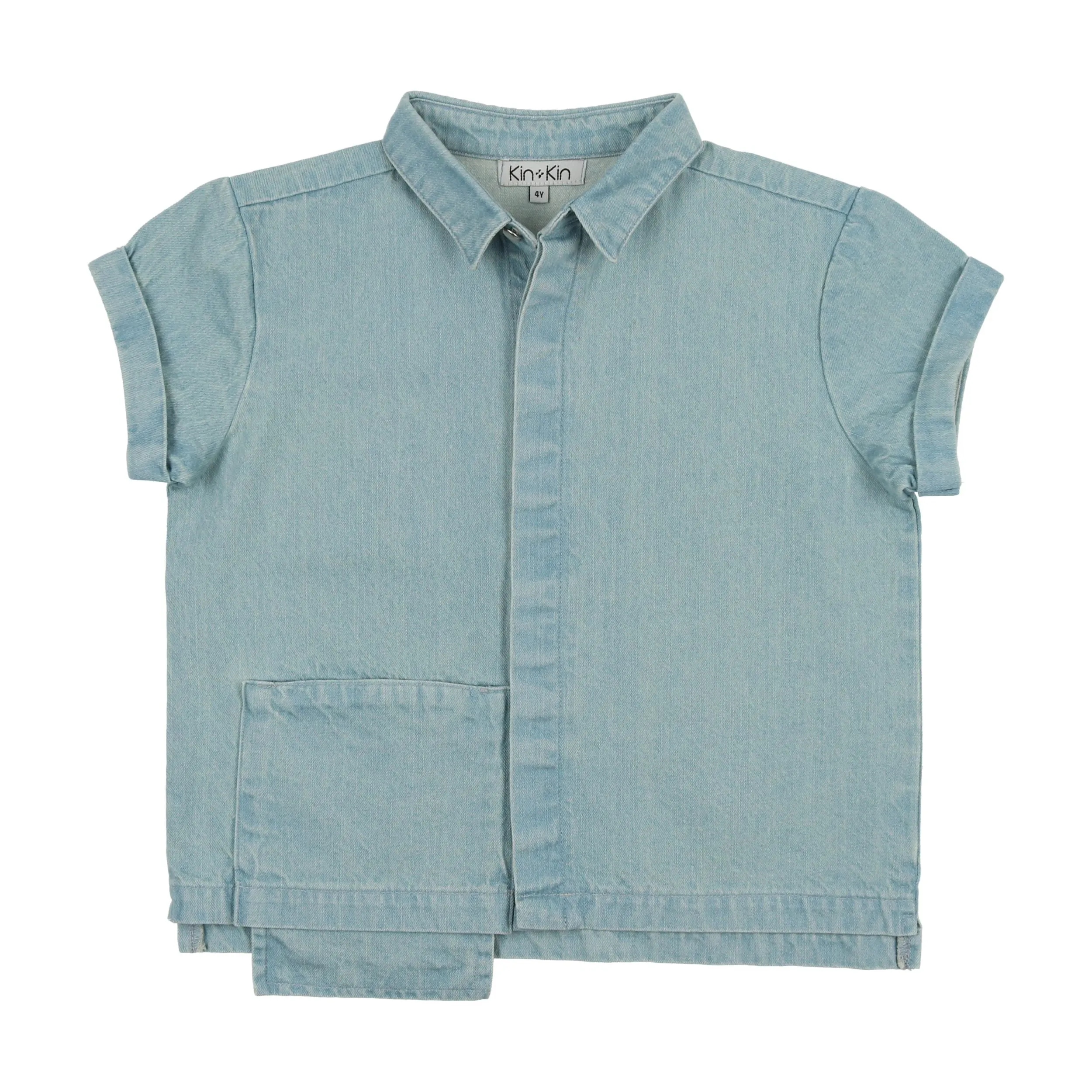 Kin and Kin Light Blue Boys Denim Shirt