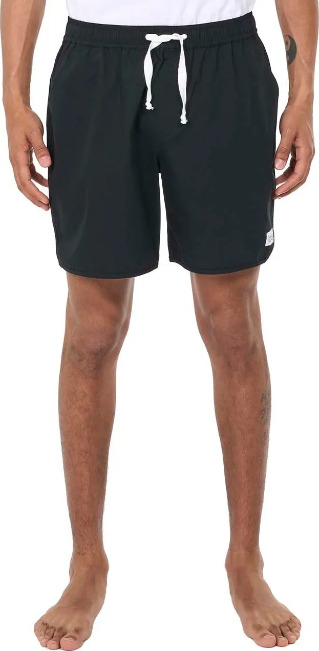 Knowledge Cotton Apparel Men&#x27;s Swim Shorts With Elastic Waist Black Jet | Buy Knowledge Cotton Apparel Men&#x27;s Swim Shorts With Elastic Waist Black Jet here | Outnorth