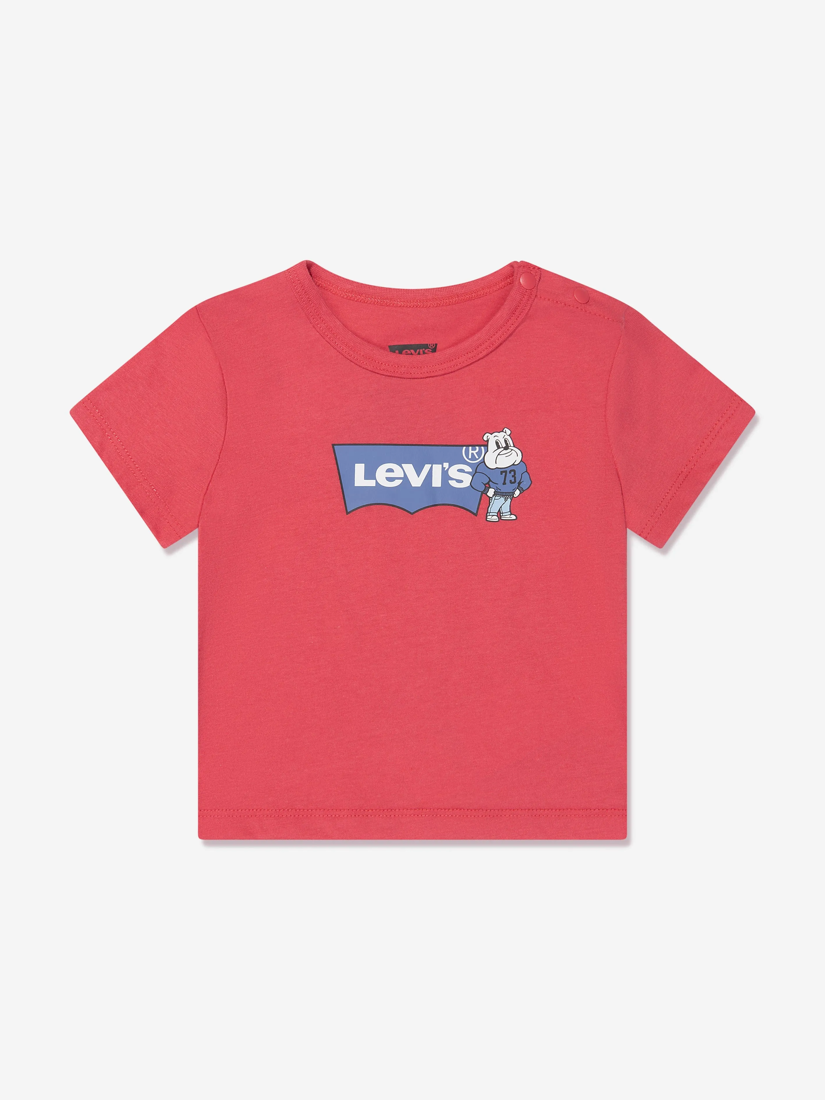 Levi's Wear Baby Boys Mascot Batwing Shorts Set in Red