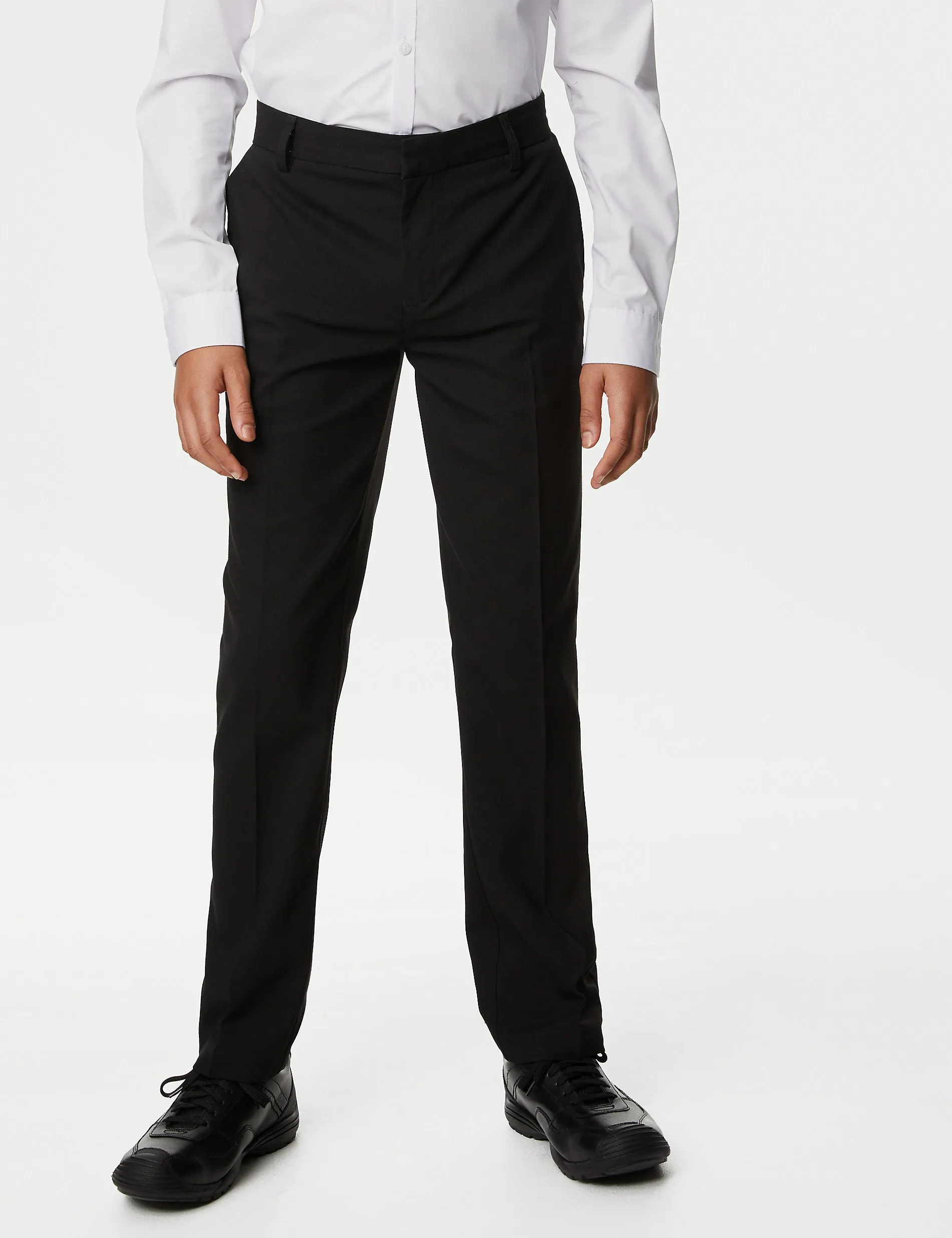 Marks & Spencer Boys' Slim Fit School Trousers (2-18 Years), Black