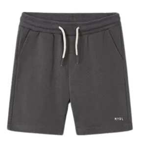 Mayoral - Boys Drawstring Fleece Shorts in Beluga