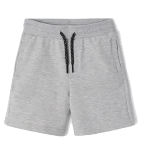 Mayoral - Boys Drawstring Fleece Shorts in Cement