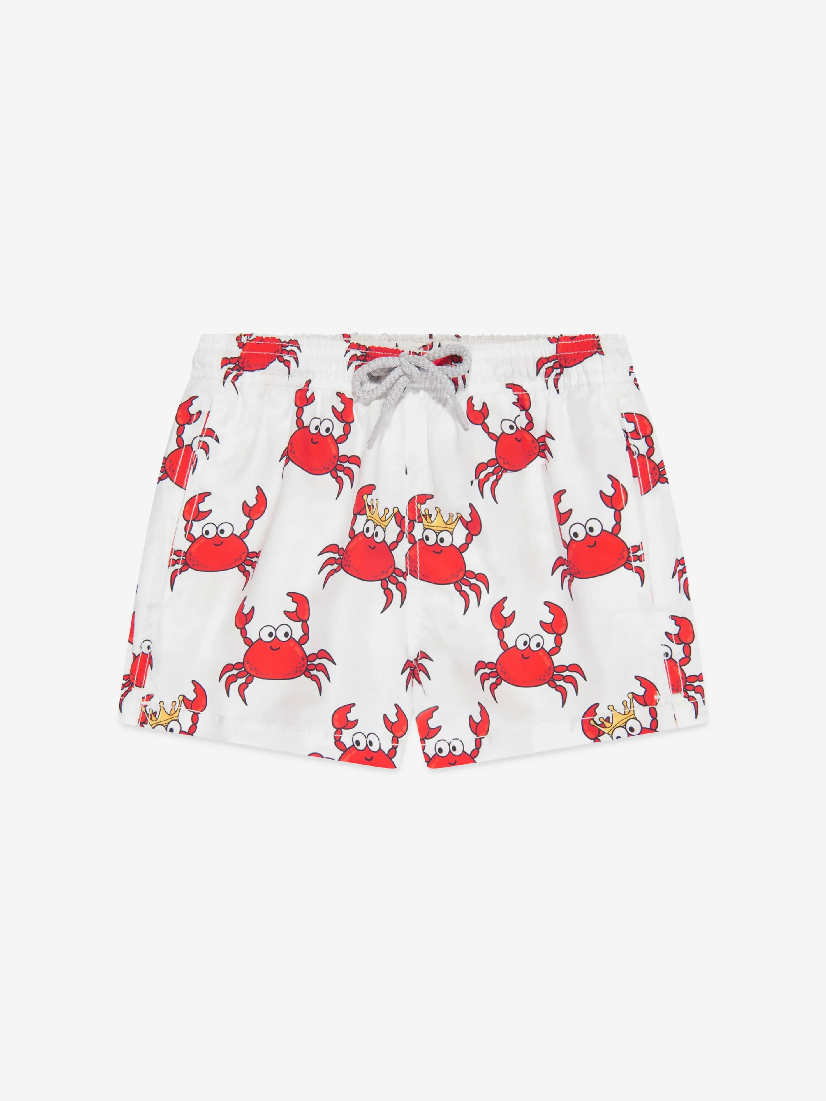 MC2 Saint Barth Boys Knig Crab Party Swim Shorts in Multicolour